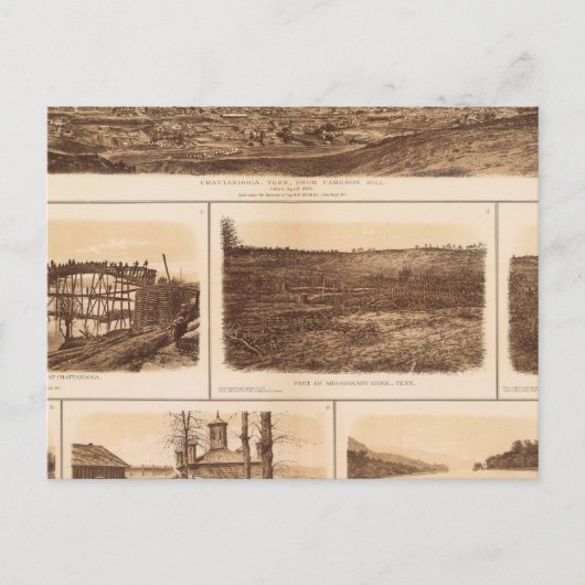 Carte Postale Chattanooga Tennessee (Devant)