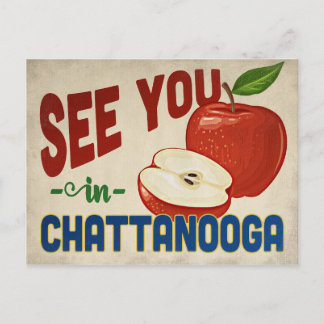 Carte Postale Chattanooga Tennessee Apple - Vintage Travel