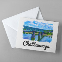 Chattanooga Tennessee Aquarelle