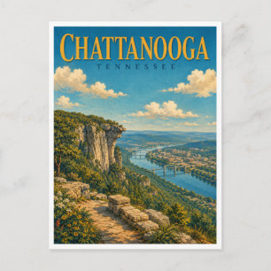 Carte Postale Chattanooga Tennessee Lookout Mountain GeoSaga