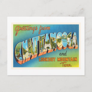Carte Postale Chattanooga Tennessee TN Vintage voyage Souvenir