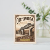 Carte Postale Chattanooga Tennessee Vieux Vintage (Debout devant)