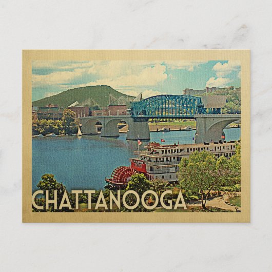 Carte Postale Chattanooga Tennessee Vintage voyage (Devant)