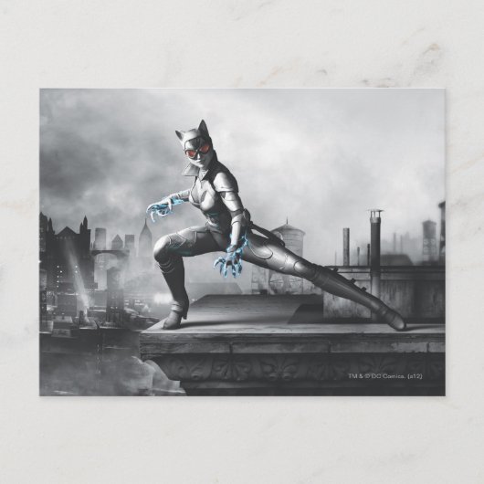 Carte Postale Chatte Fantôme - Foudre (Devant)