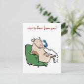 Carte Postale chatting_cow, c'est sympa d'entendre parler de vou (Debout devant)