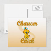 Carte Postale Chaucer Chick (Devant / Derrière)