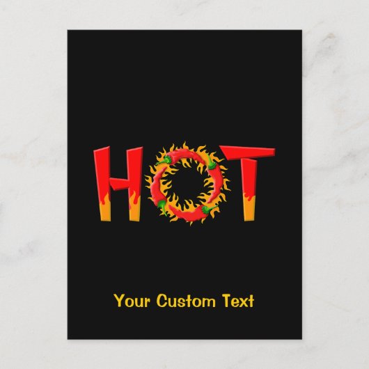 CARTE POSTALE CHAUD (Devant)