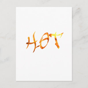 CARTE POSTALE CHAUD