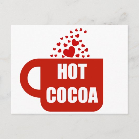 Carte Postale Chaud Coca Mug Love (Devant)