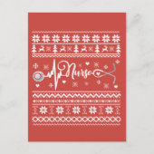 Carte Postale Chaud de Noël joyeux et moche (Devant)