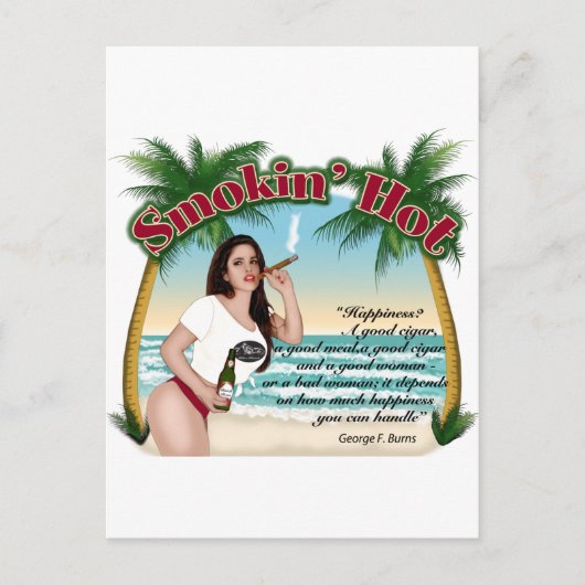 Carte Postale Chaud fumé (Devant)