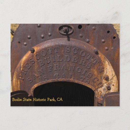 Carte Postale Chaudière de Bodie (Devant)