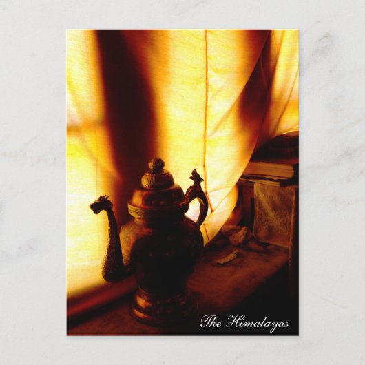 Carte Postale Chaudron du dragon, temple bouddhiste, offrandes / (Devant)