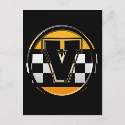Carte Postale Chauffeur de taxi V initial (Devant)