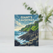 Carte Postale Chaussée du Géant Irlande (Debout devant)