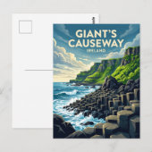 Carte Postale Chaussée du Géant Irlande (Devant / Derrière)