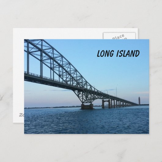 Carte Postale Chaussée Long Island (Devant / Derrière)