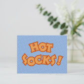 Carte Postale Chaussettes Hot (Debout devant)