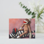 Carte Postale Chaussettes Sale 3 Jouer Sale (Debout devant)