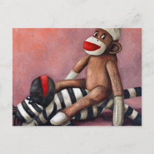 Carte Postale Chaussettes Sale 3 Jouer Sale