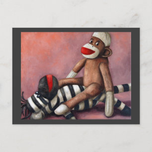 Carte Postale Chaussettes Sale 3 Jouer Sale