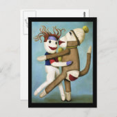 Carte Postale Chaussettes Sale Dansant Le Tango (Devant / Derrière)