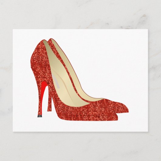 Carte Postale chaussons rubis (Devant)