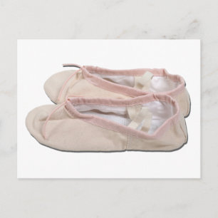Carte Postale ChaussonsBalletRose022111