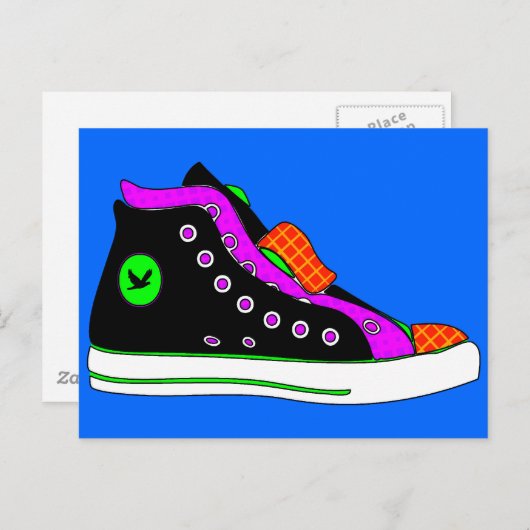 Carte Postale chaussure (Devant / Derrière)