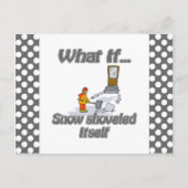 Carte Postale Chaussure à neige (Devant)