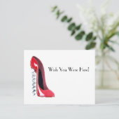 Carte Postale Chaussure à vis (Debout devant)