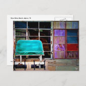 Carte Postale Chaussure, Banc de brillance, Alpine, TX (Devant / Derrière)