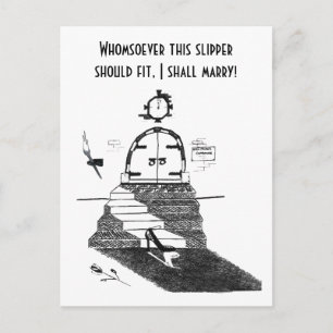 Carte Postale Chaussure de Cendrillon