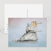 Carte postale Chaussure de conduite de chien (Devant / Derrière)