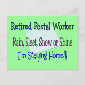 Carte Postale Chaussure de neige en feuille de travail postal "R