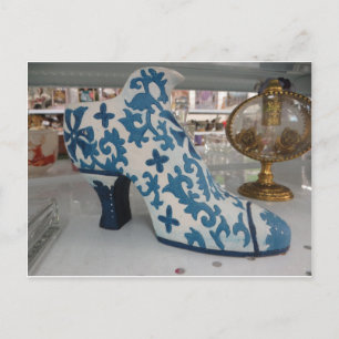Carte Postale Chaussure Décorative
