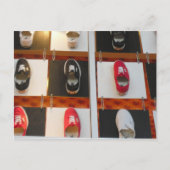 Carte postale Chaussure Empreinte (Devant)