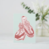 Carte Postale Chaussure escalade de roche (Debout devant)