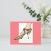 Carte Postale chaussure gîtée par haute des années 1920 (Debout devant)