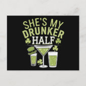 Carte Postale Chaussure Mon Couple Moitié St patrick Corresponda (Devant)