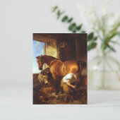 Carte Postale Chaussure par Edwin Henry Landseer (Debout devant)