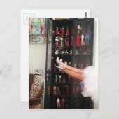 Carte Postale Chaussure Princesse (Devant / Derrière)
