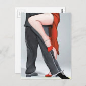 Carte Postale Chaussure Red Tango (Devant / Derrière)
