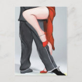 Carte Postale Chaussure Red Tango (Devant)