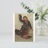 Carte Postale Chaussure Shine Boy par John George Brown (Debout devant)