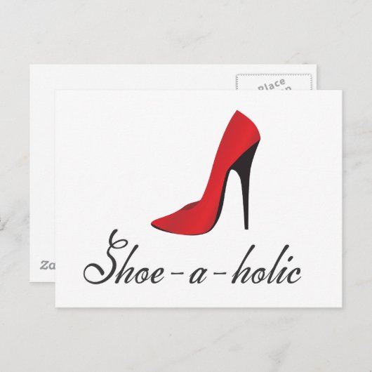 Carte Postale Chaussure-un-holic (Devant / Derrière)