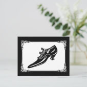 Carte Postale Chaussure victorienne vintage (Debout devant)