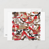 Carte Postale chaussures (Devant / Derrière)