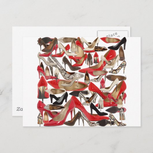 Carte Postale chaussures (Devant / Derrière)
