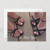 Carte postale Chaussures (Devant / Derrière)